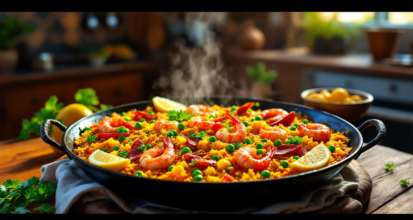 PAELLA VALENCIANA AUTÊNTICA: SABORES DA ESPANHA EM SUA MESA