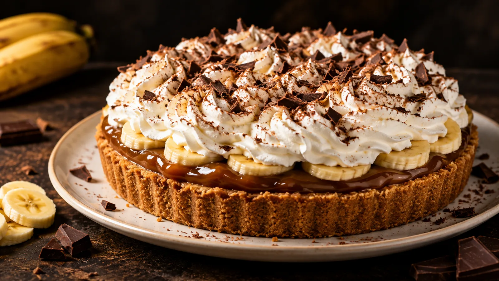 Banoffee Brasileira com Doce de Leite