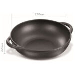 Panela Parmegiana 1L / 220 mm – Alça de Ferro, Sem Tampa