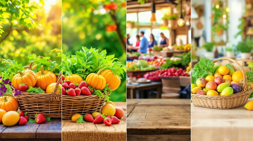 alimentos da estação