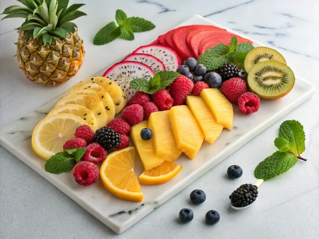 Mesa de frutas detox 4